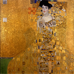 reproductie Adele Bloch-Bauer I van Gustav Klimt